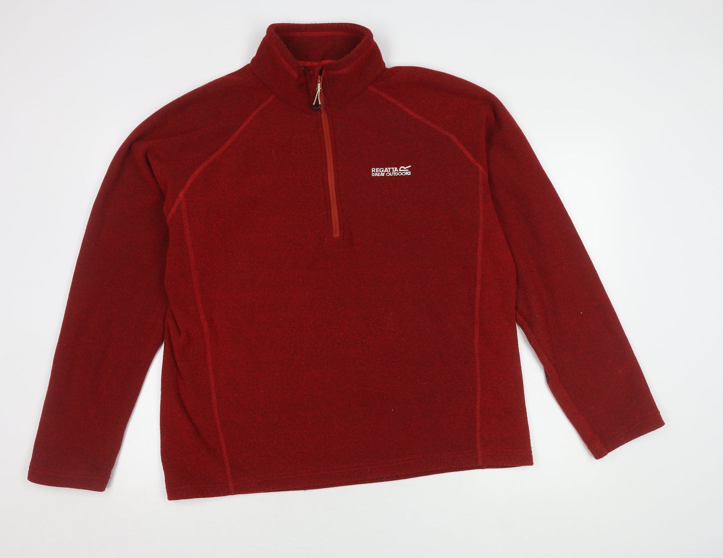 Mens UK Size XL Regatta Red Henley Sweatshirt