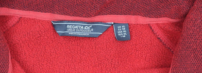 Mens UK Size XL Regatta Red Henley Sweatshirt