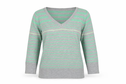 Womens UK Size M b.young Multicoloured Pullover Jumper