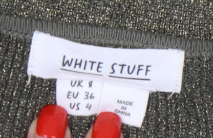 Womens UK Size 8 White Stuff Green Pullover Jumper