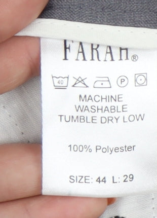 Farah Men's Grey Trousers Size 44 Business Casual