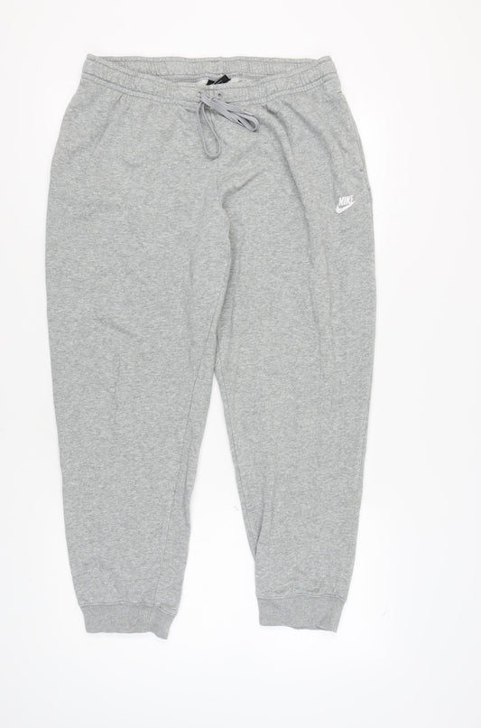 Nike Men's Grey Jogger Trousers XL - Casual Wear