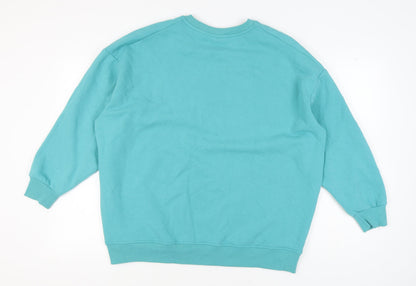 Womens UK Size L Disney Blue Pullover Sweatshirt