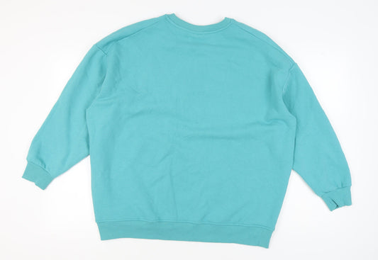Womens UK Size L Disney Blue Pullover Sweatshirt
