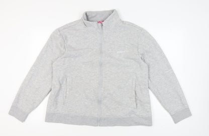 Womens UK Size 22 LA Gear Grey Full Zip Sweatshirt
