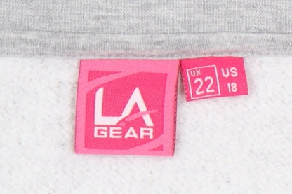 Womens UK Size 22 LA Gear Grey Full Zip Sweatshirt