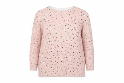 Debenhams Women's Pink Animal Print Pullover Jumper Size 16