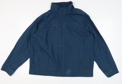 Mens UK Size 2XL Marks and Spencer Blue Basic Jacket