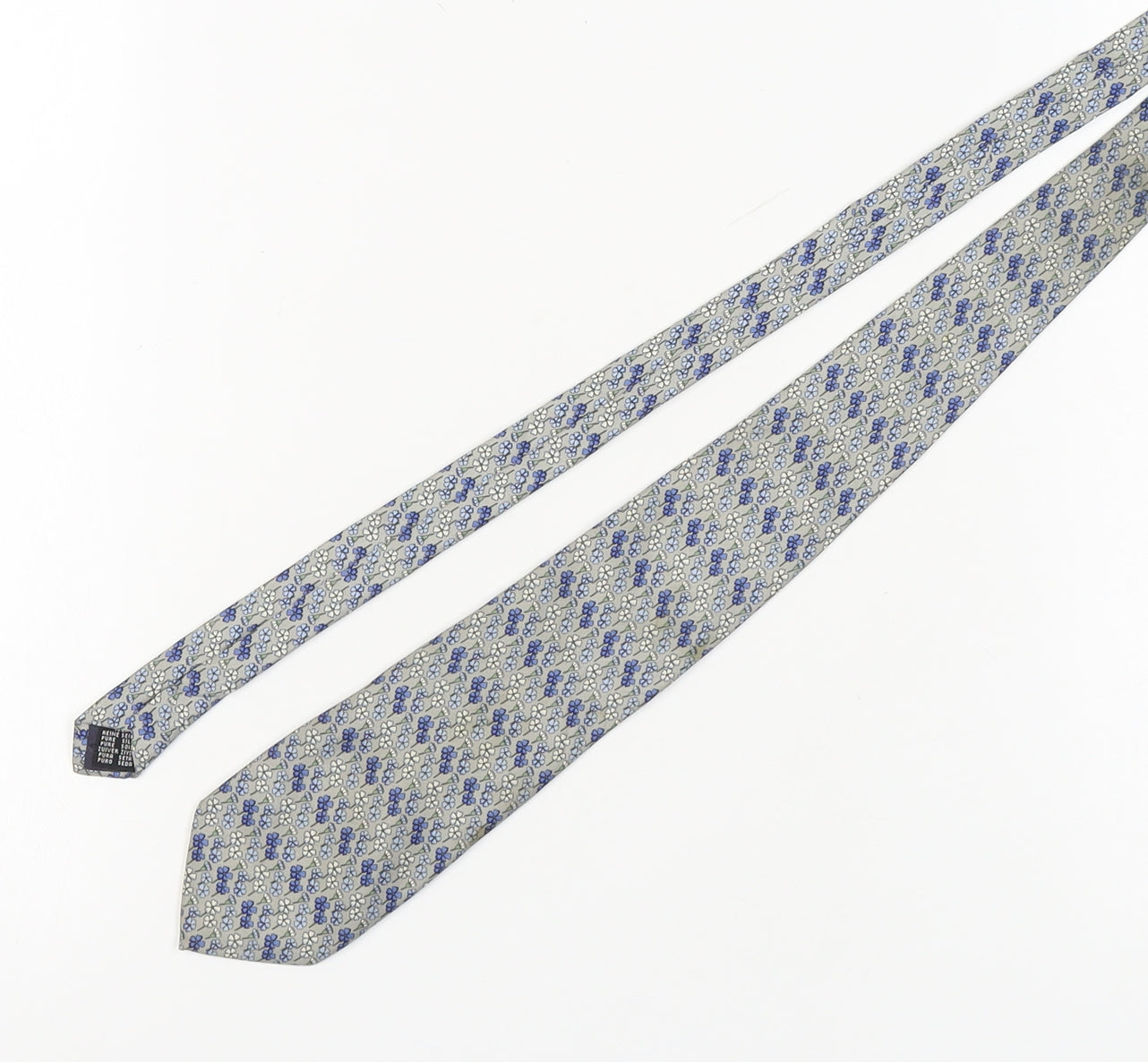 Mens Daniel Hechter Blue Floral 100  Tie