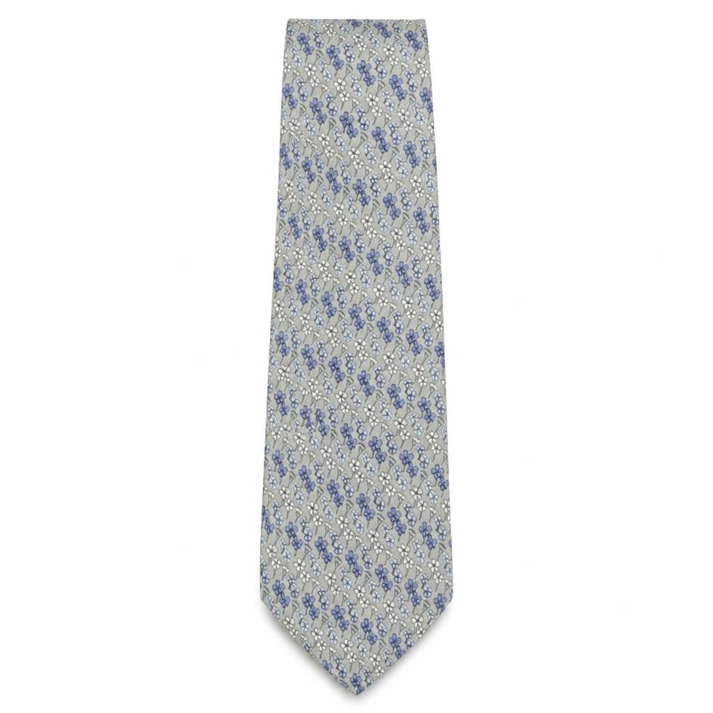 Mens Daniel Hechter Blue Floral 100  Tie