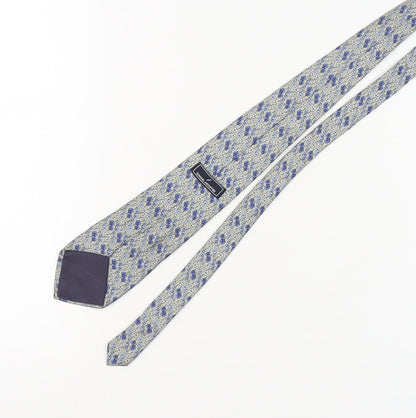 Mens Daniel Hechter Blue Floral 100  Tie