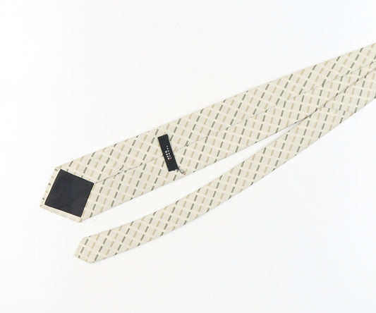 Thomas Nash Men's Beige Plaid Tie, Excellent Condition