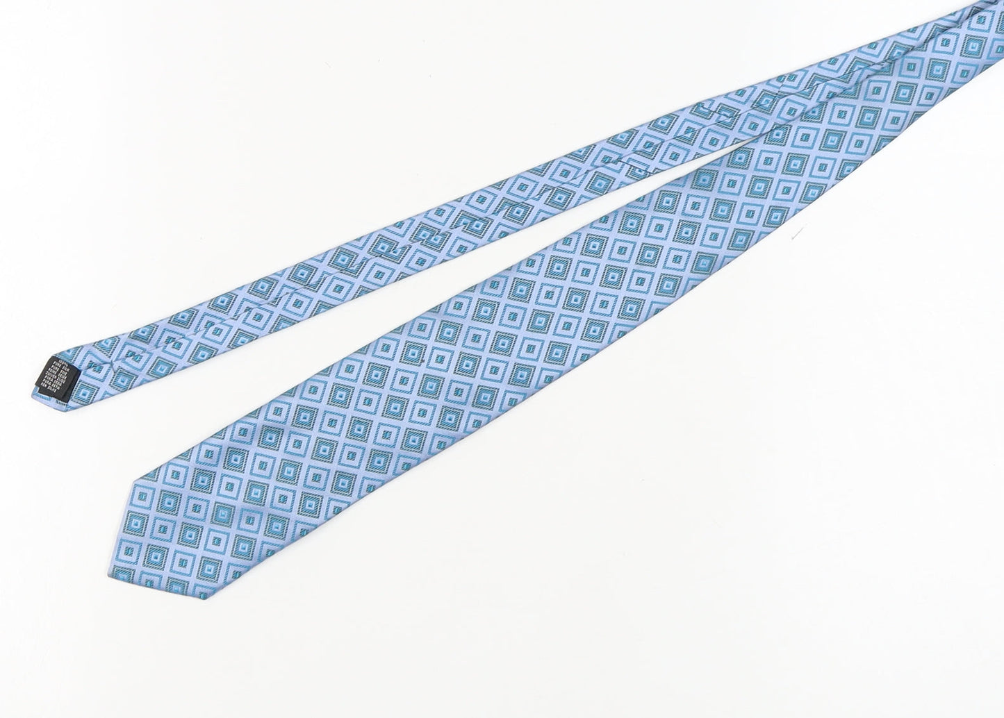 Van Heusen Silk Geometric Blue Men's Tie