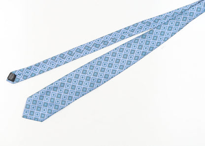 Van Heusen Silk Geometric Blue Men's Tie