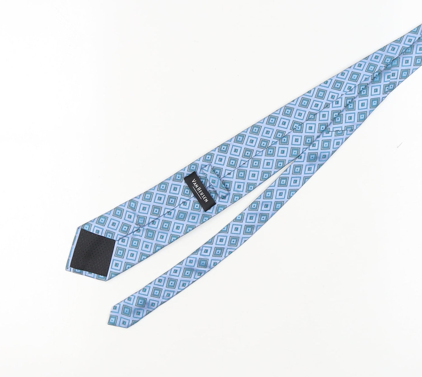 Van Heusen Silk Geometric Blue Men's Tie