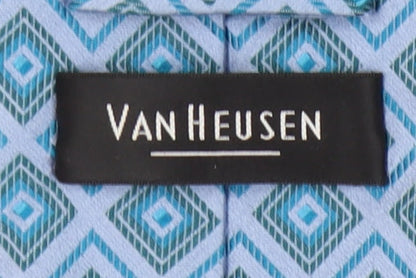 Van Heusen Silk Geometric Blue Men's Tie