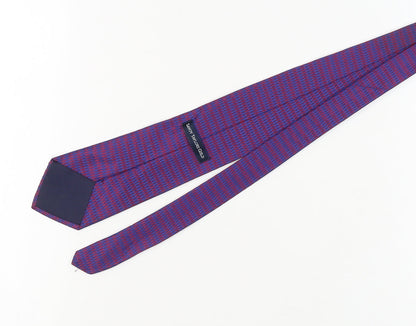 Savoy Taylors Guild Men's Purple Silk Slim Tie