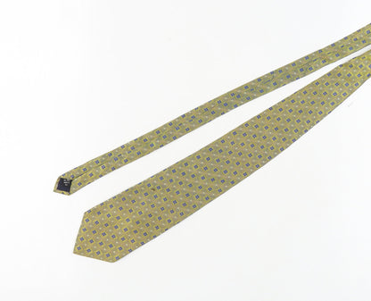 Van Heusen Men's Gold Geometric Silk Tie
