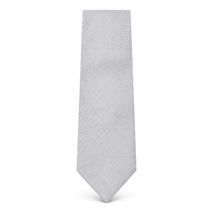 Mens Austin Reed Silver Geometric 100  Tie