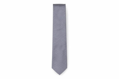 Mens Calvin Klein Grey Geometric 100% Silk  Tie