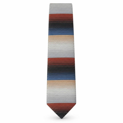 Mens Austin Reed Multicoloured Striped 100% Polyester  Tie