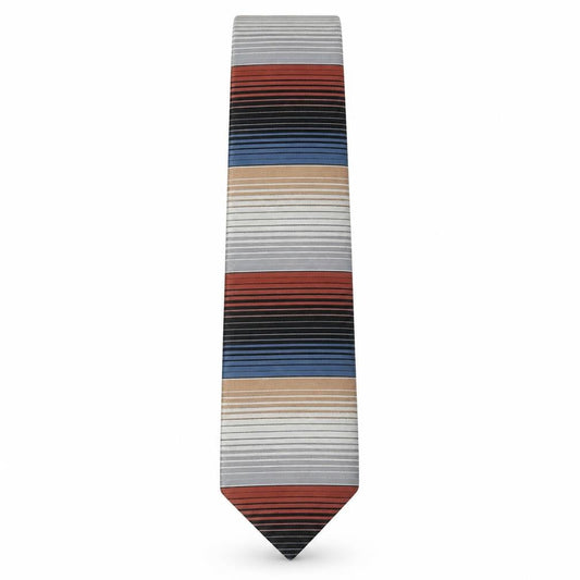 Mens Austin Reed Multicoloured Striped 100% Polyester  Tie