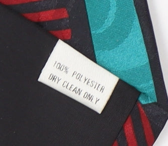 Mens Disney Multicoloured Striped 100% Polyester Slim Tie