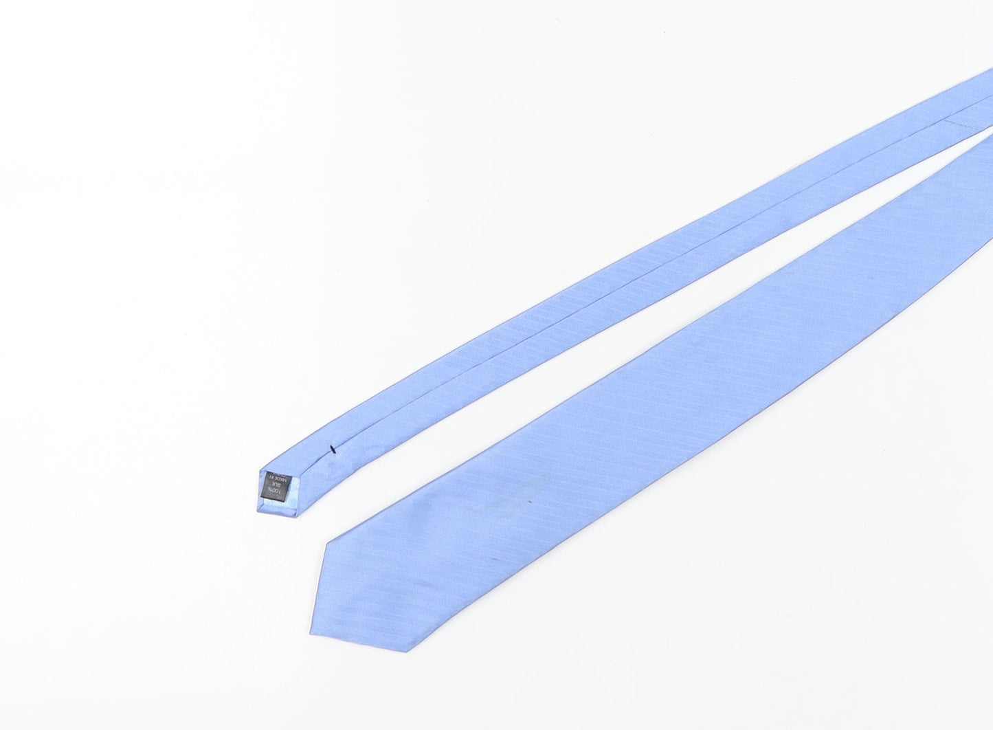 St George by Duffer Men's Blue Silk Tie
