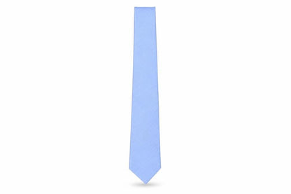 Front view of St George by Duffer Men's Blue Silk Tie