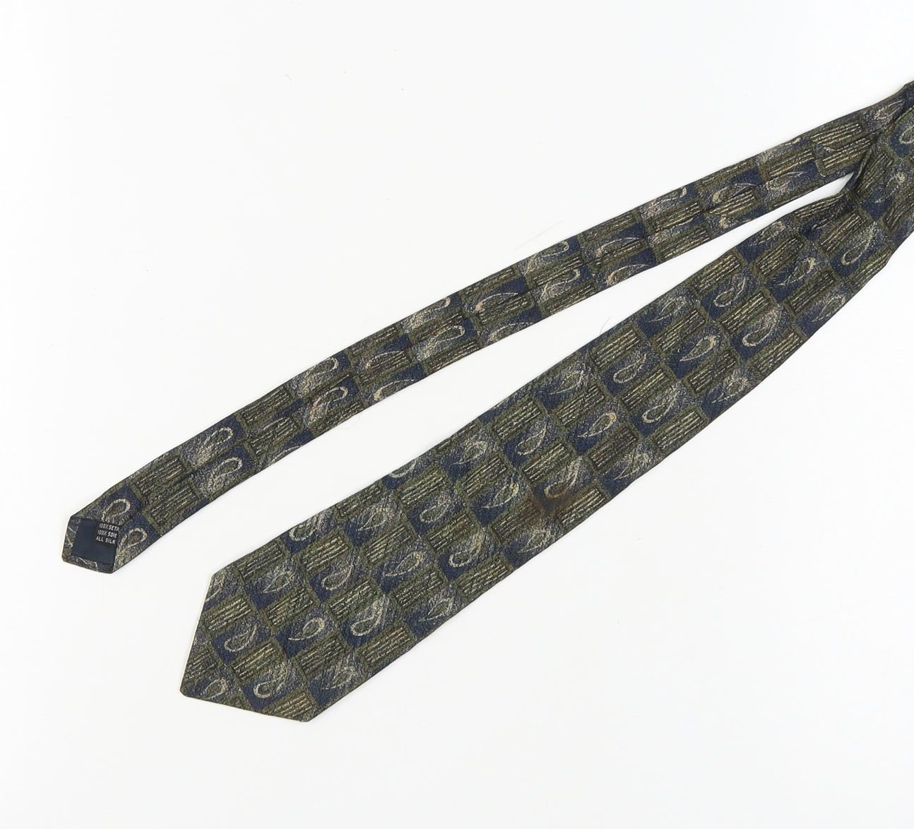 Austin Reed Pure Silk Geometric Blue Men's Tie
