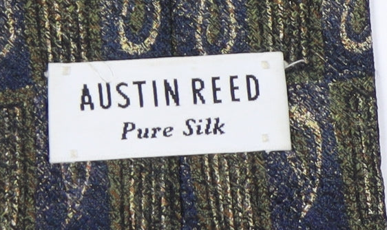 Austin Reed Pure Silk Geometric Blue Men's Tie