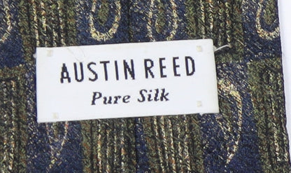 Austin Reed Pure Silk Geometric Blue Men's Tie