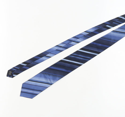 Jasper Conran Blue Silk Striped Men's Designer Tie