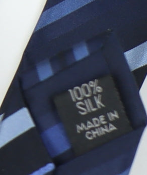 Jasper Conran Blue Silk Striped Men's Designer Tie