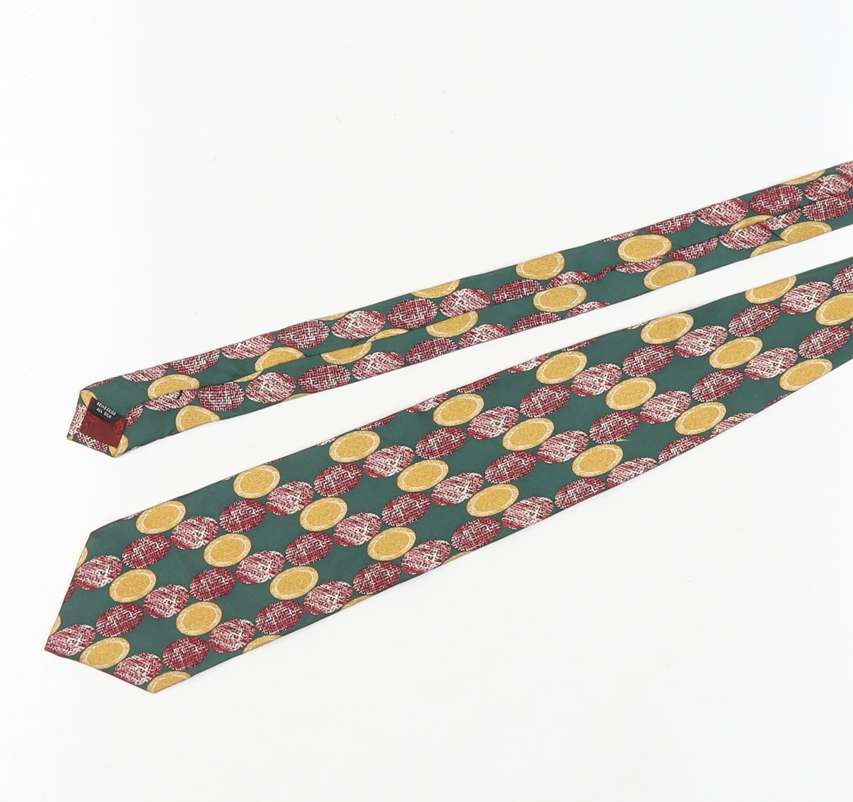 Mens Baumler Multicoloured Geometric 100% Silk  Tie