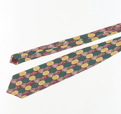 Mens Baumler Multicoloured Geometric 100% Silk  Tie
