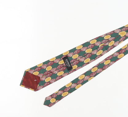 Mens Baumler Multicoloured Geometric 100% Silk  Tie