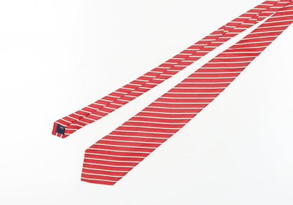 Charles Tyrwhitt Men’s Red Striped Silk Tie