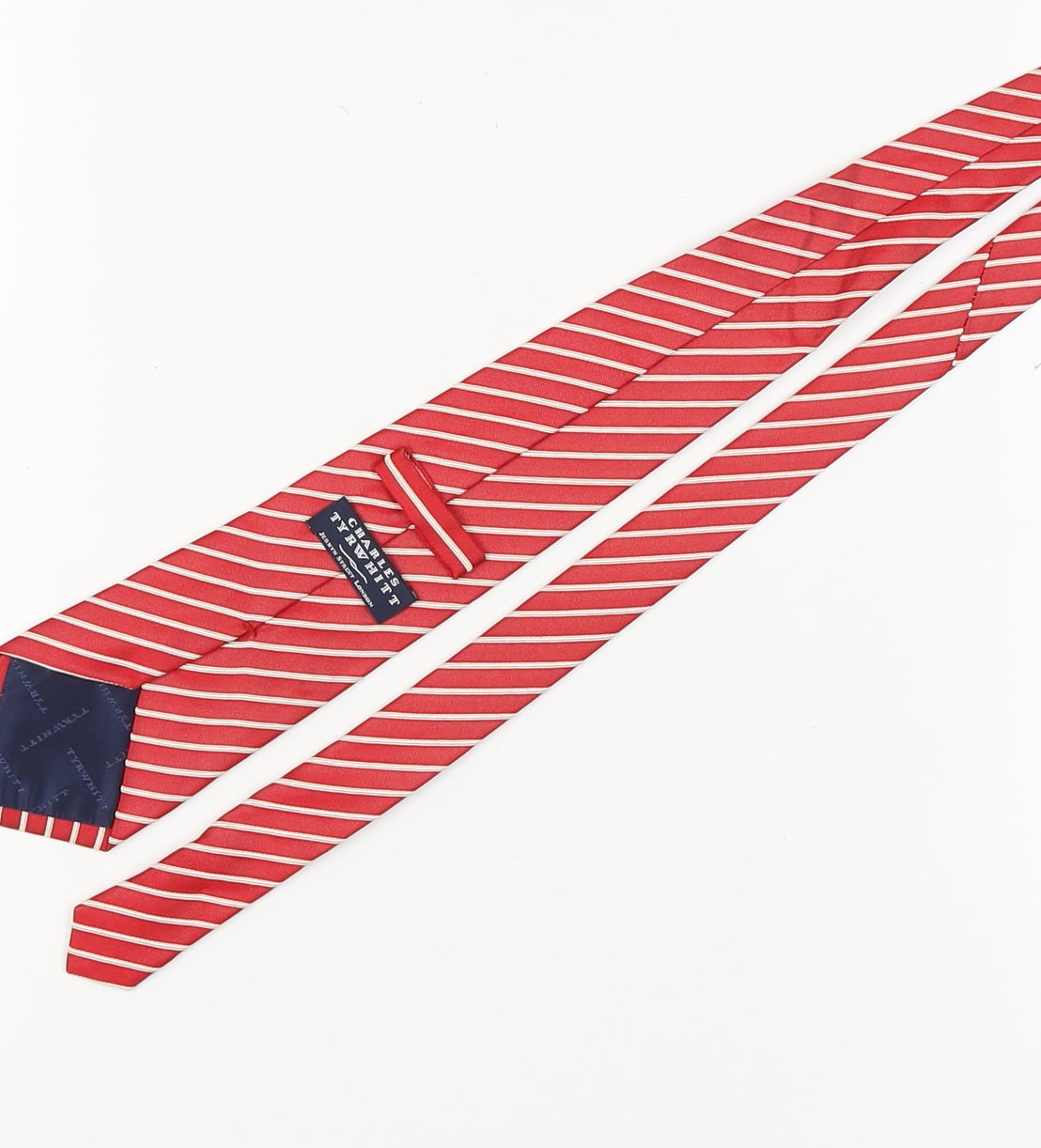 Charles Tyrwhitt Men’s Red Striped Silk Tie