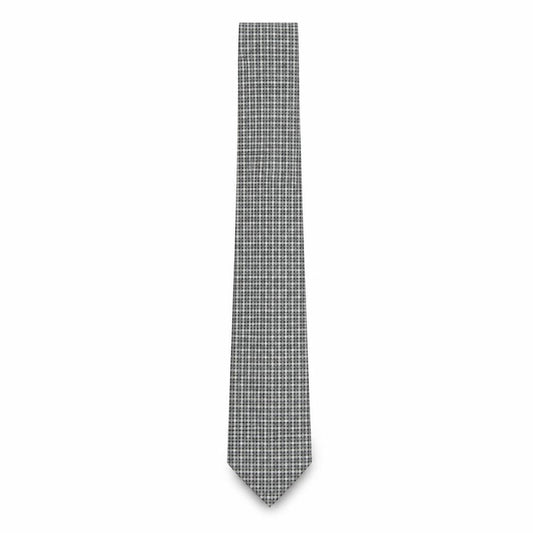 Mens Pierre Cardin Grey Plaids & Checks 100% Silk Designer Tie