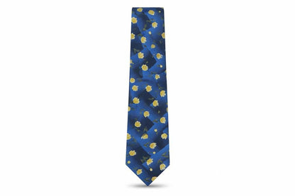 Mens Austin Reed Blue Floral 100% Silk  Tie