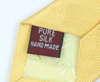 T.M.Lewin Men's Yellow Silk Tie