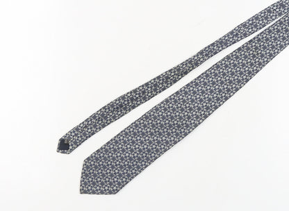 UEFA Champions League Men's Blue Silk Geometric Tie