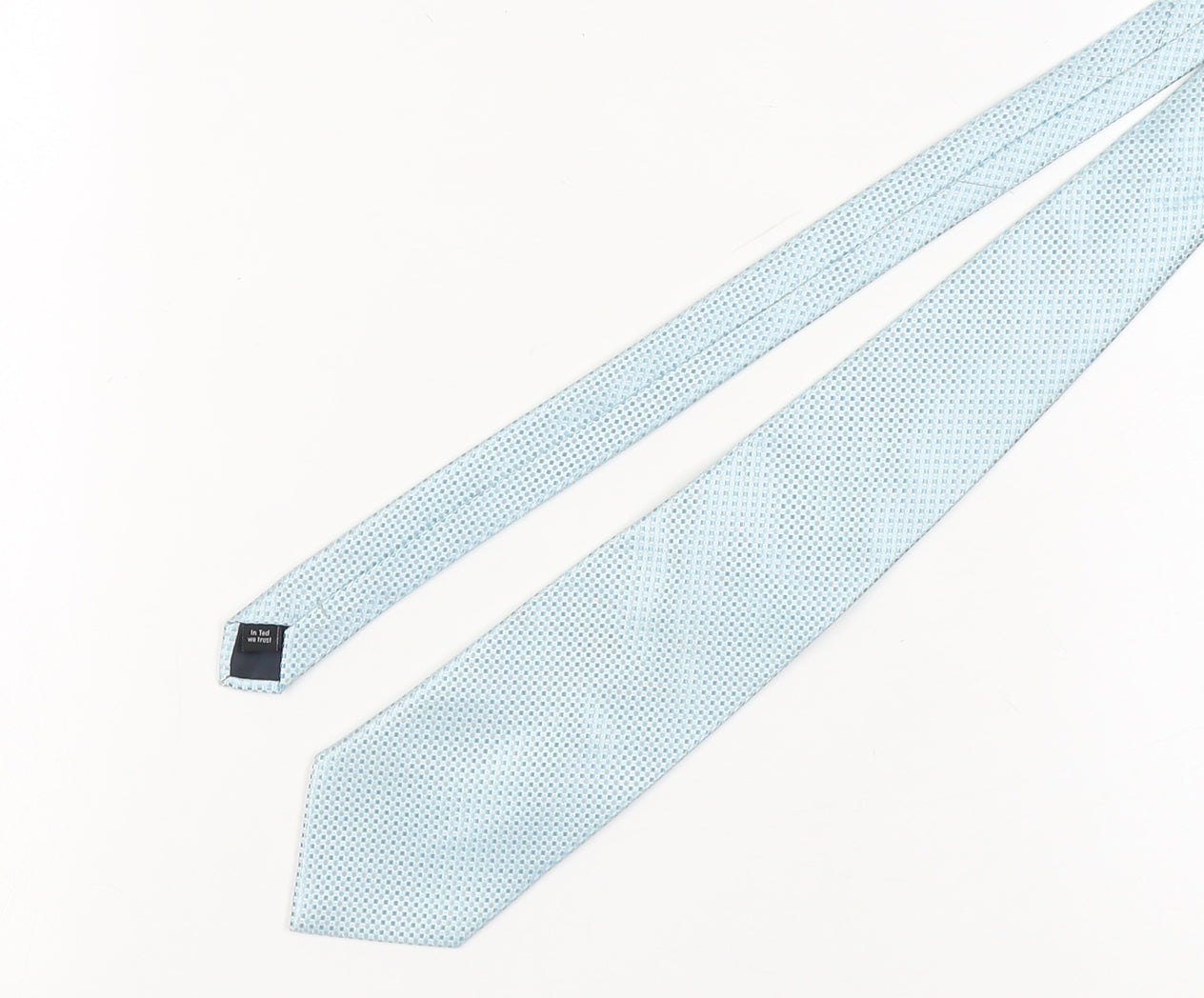 Ted Baker Men's Blue Silk Geometric Tie