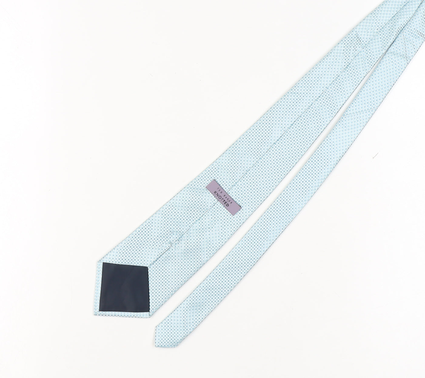 Ted Baker Men's Blue Silk Geometric Tie