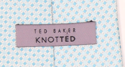 Ted Baker Men's Blue Silk Geometric Tie