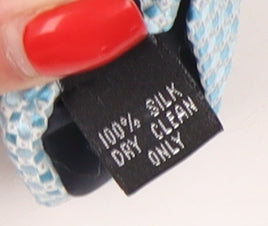 Ted Baker Men's Blue Silk Geometric Tie