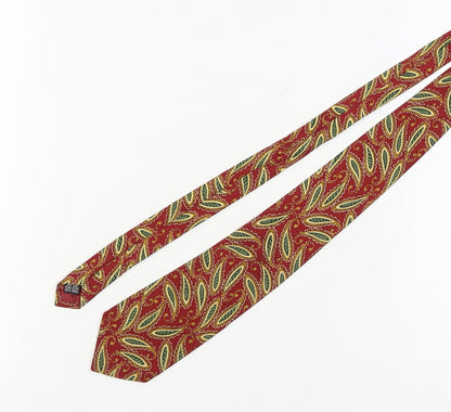 Austin Reed Men's Red Paisley Silk Designer Tie