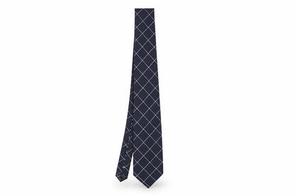 Pierre Cardin Blue Check Silk Men's Tie One Size