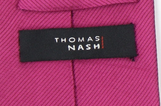 Thomas Nash Men's Purple Silk Tie - Elegant Accessory